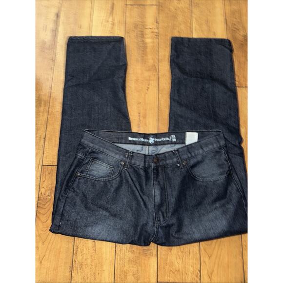 Beverly Hills Polo Club Raw Denim Jeans 38x30 - Picture 4 of 6